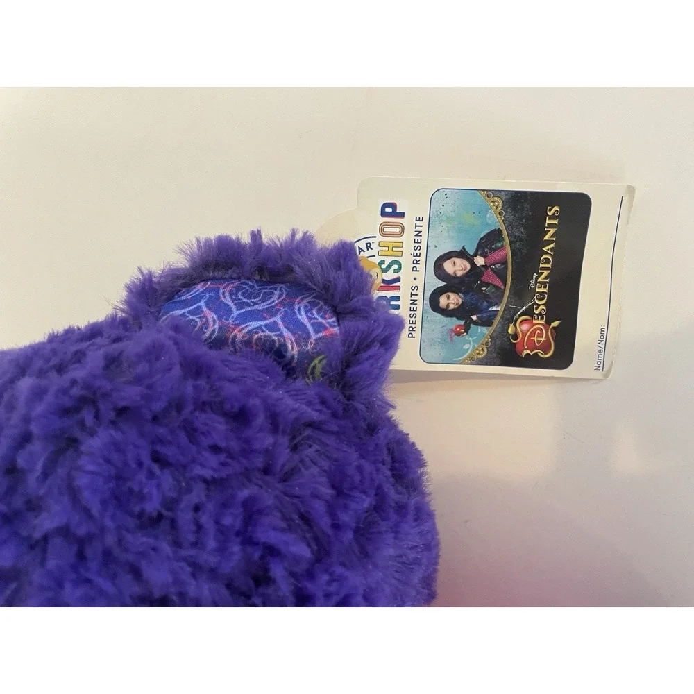 Disney Descendants Build A Bear Workshop Mal Bear W/ Tags Purple With LA Outfit